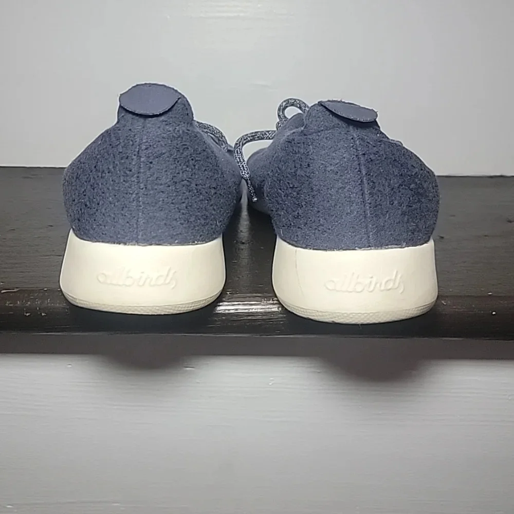 Allbirds Womens Wool Runners Blue Sneakers Shoes Size 10 Soft Comfort Quality